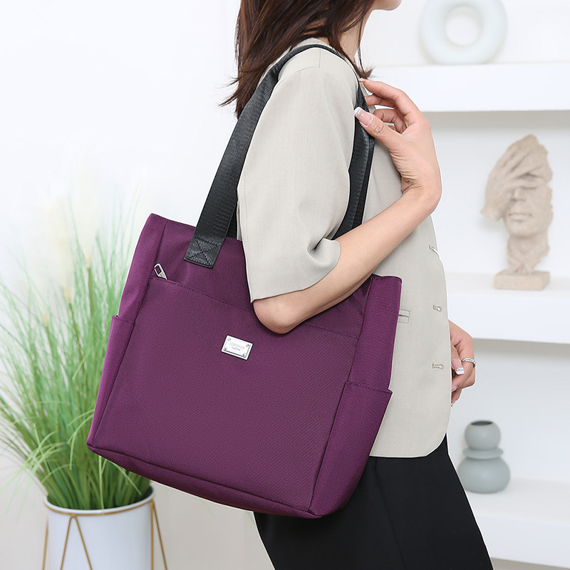 Office Tech Bag - DISSEFA-TECH レディース スタイリッシュ ナイロン トートバッグ -