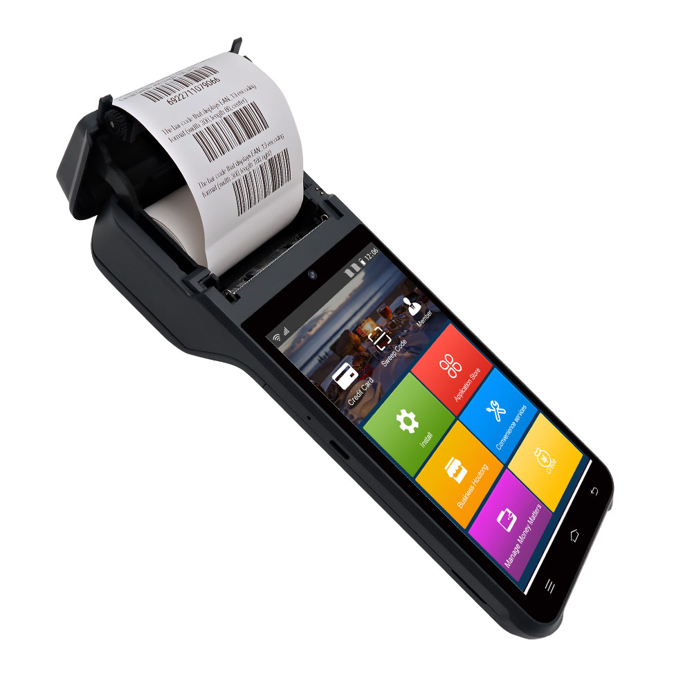 Pos Terminal Android - 決済ソフトウェアなし、NFC 4G WiFi POS端末、ハンドヘルドAndroidキャッシュレジスター端末、モバイル小売POSシステム