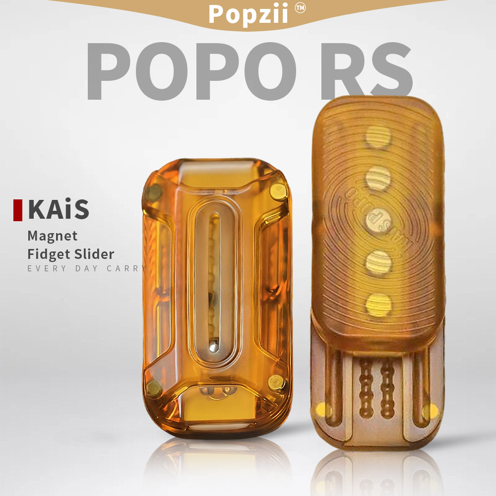 Cool Office Tech Gadgets - KAiS POPO RS メカニカルマグネットフィジェットスライダー 大人向け感覚玩具 クールなガジェット