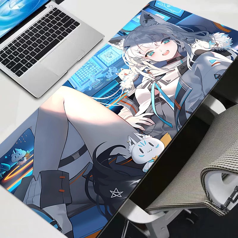 アニメマウスパッド ゲーマーXXLキーボードマット ツートー - Office Tech Background のレビューと価格