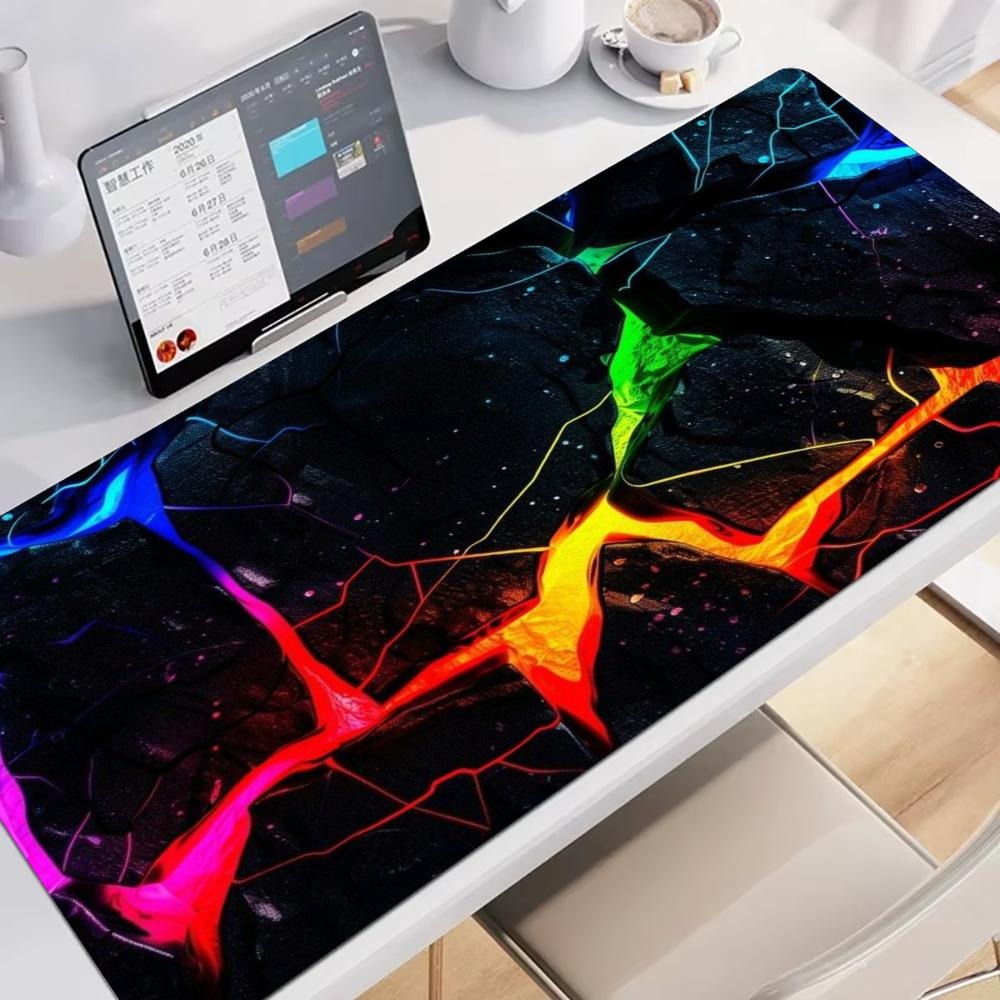 大型XXLゲーミングマウスパッドデスクマットキーボードパッド - Office Tech Background のレビューと価格