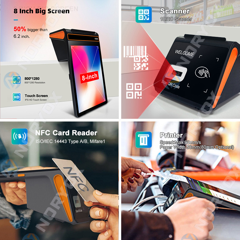 メーカーNb80 Android POS端末 8インチ Wi - Pos Terminal Android のレビューと価格