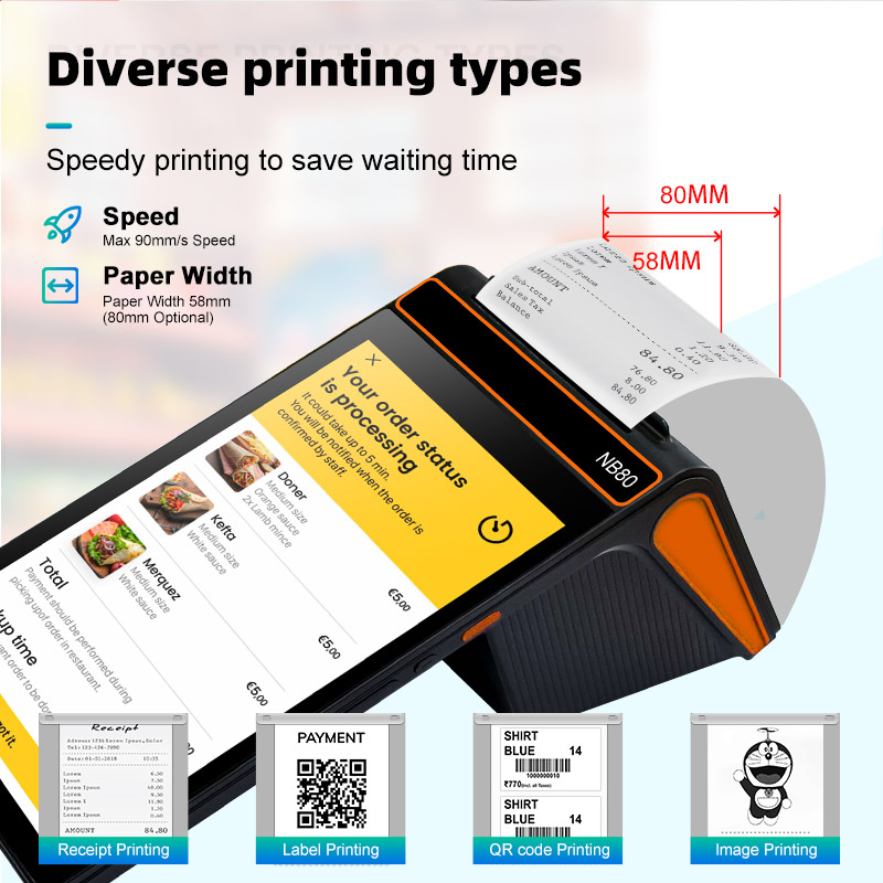 メーカーNb80 Android POS端末 8インチ Wi - Pos Terminal Android のレビューと価格