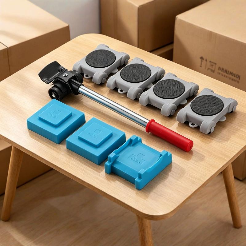 頑丈な家具リフター 5～8個のローラーとホイールバー付き 家 - Office Technology のレビューと価格