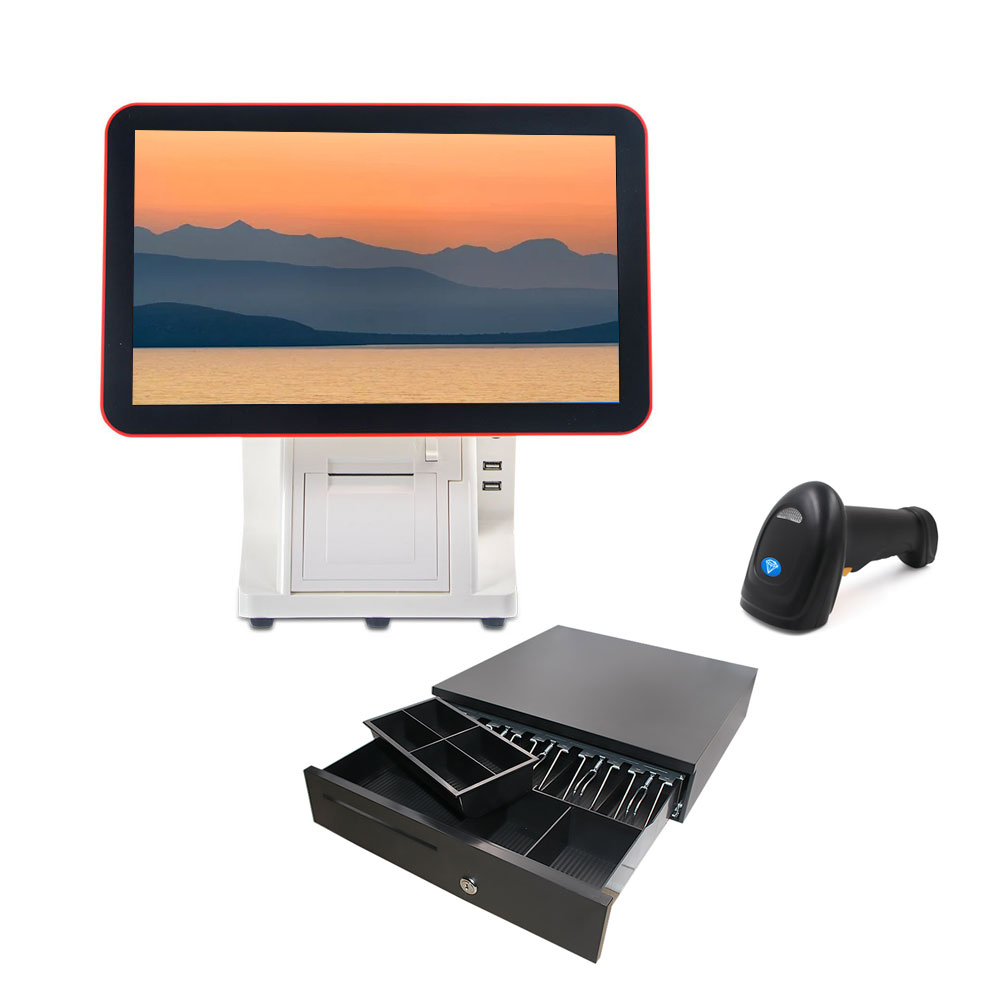 15インチ一体型Windows 10搭載、薬局向けキャッシュ - Cash Drawer Pos のレビューと価格