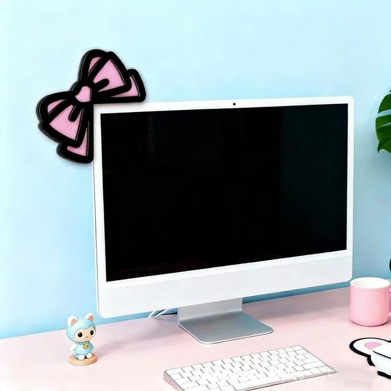 新しい 1/2 個木製ちょう結び PC アクセサリーかわいい - Office Technology のレビューと価格