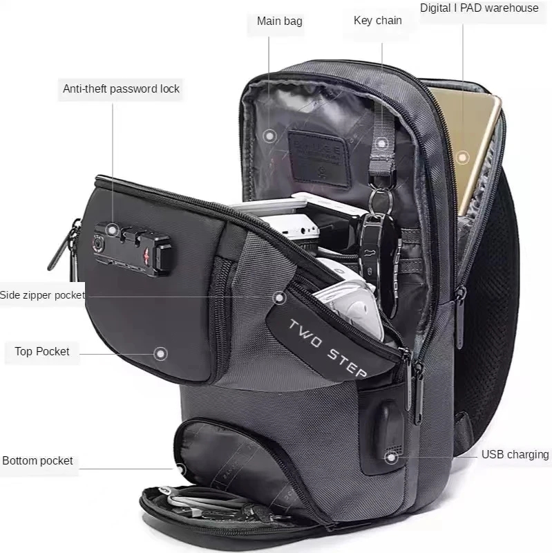 BANGE 新モデルクラスソングメンズビジネス盗難防止シング - Office Tech Bag のレビューと価格