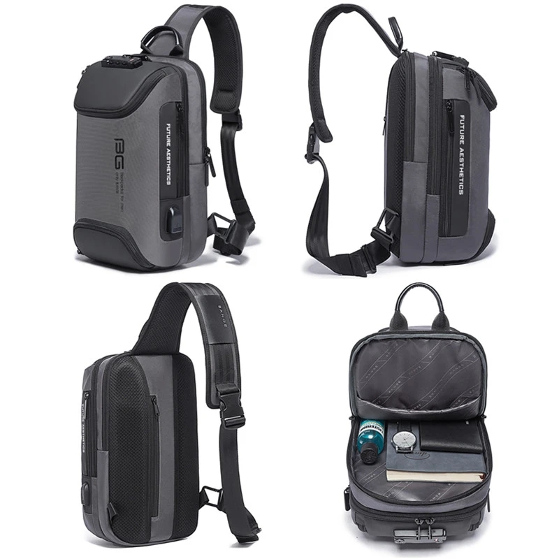 BANGE 新モデルクラスソングメンズビジネス盗難防止シング - Office Tech Bag のレビューと価格