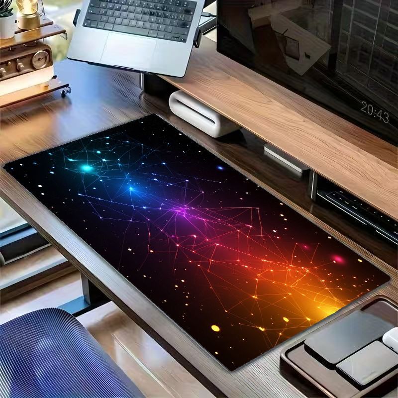 ブランドXLデスクマット アイアンアート コズミックマウスパ - Office Tech Background のレビューと価格