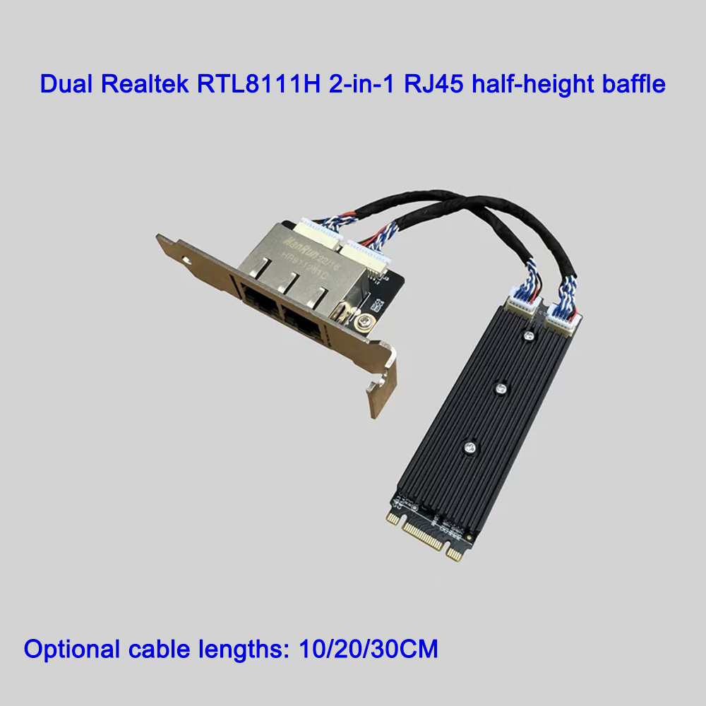 産業用M.2 B+Mキー デュアルポート ギガビットNIC  - Gigabit Network Card のレビューと価格