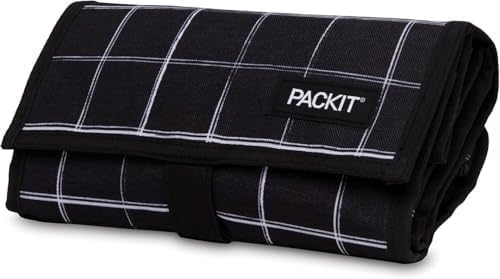 パックイット ®   冷凍可能なランチバッグ ブラックグリッ - Office Tech Bag のレビューと価格