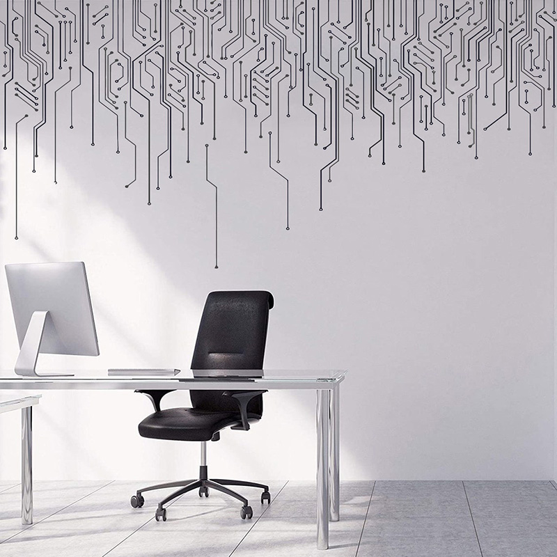 コンピューターの装飾,壁の装飾,PCB,技術,アートステッカ - Office Technologies のレビューと価格