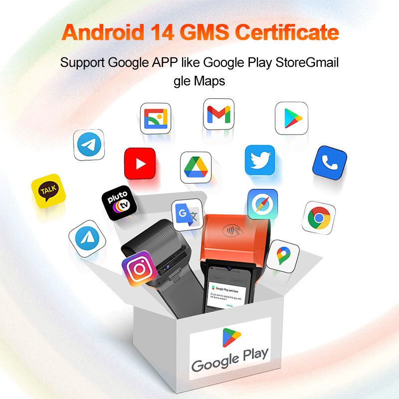 6.5インチAndroid 14モバイルPOS端末 3G+3 - Pos Terminal Android のレビューと価格