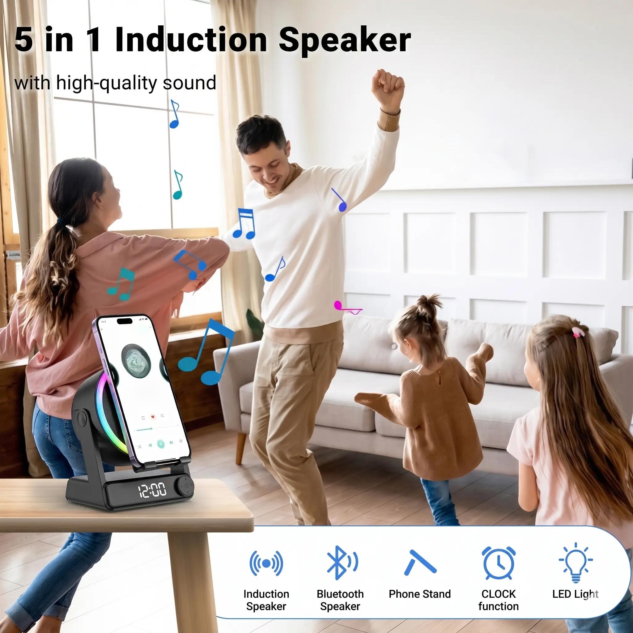 多機能デスクフォンスタンド、誘導スピーカー、LEDデジタル目 - Cool Office Tech Gadgets のレビューと価格