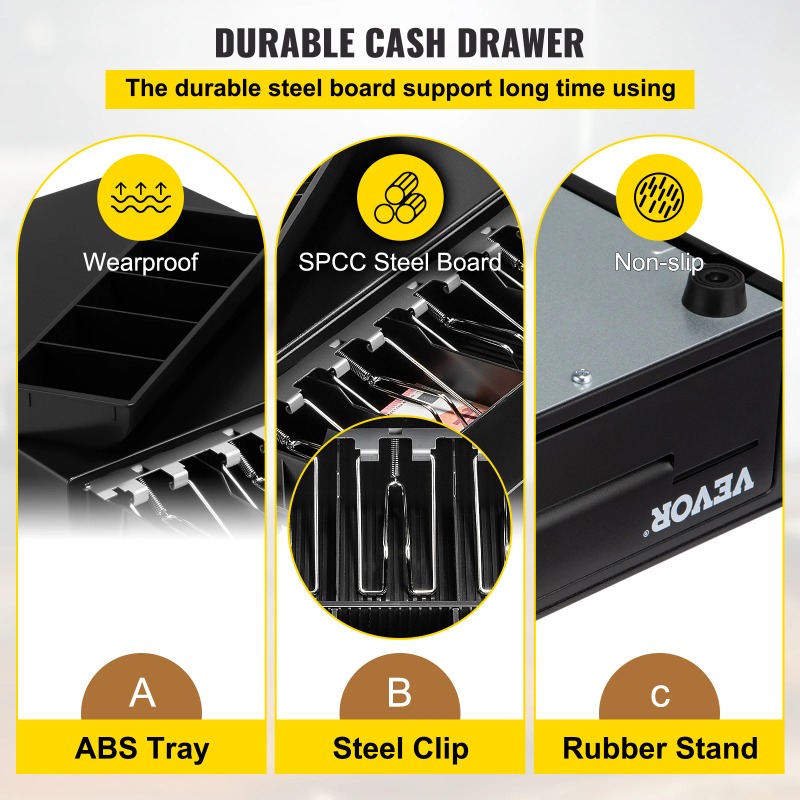 キャッシュレジスター用ドロワー 16インチ 12V POSシ - Cash Drawer Pos のレビューと価格